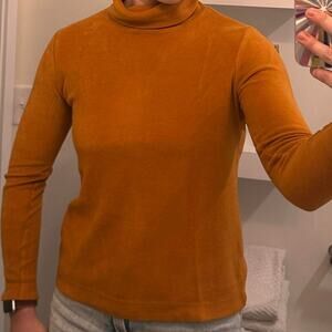 Fleece turtleneck sweater winterknits